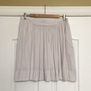 Banana Republic light gray/ silver skirt